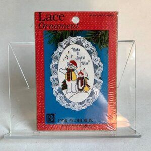 NEW Lace Ornament Designs for the Needle Joyful Noise 1204 Cross Stitch Kit
